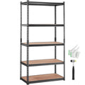 Storage Shelving Unit Garage Storage Rack 5-Tier Adjustable 2000 Lbs Load