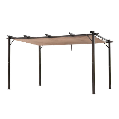 10' X 13' Outdoor Pergola Gazebo Canopy Cover Backyard Sunshade