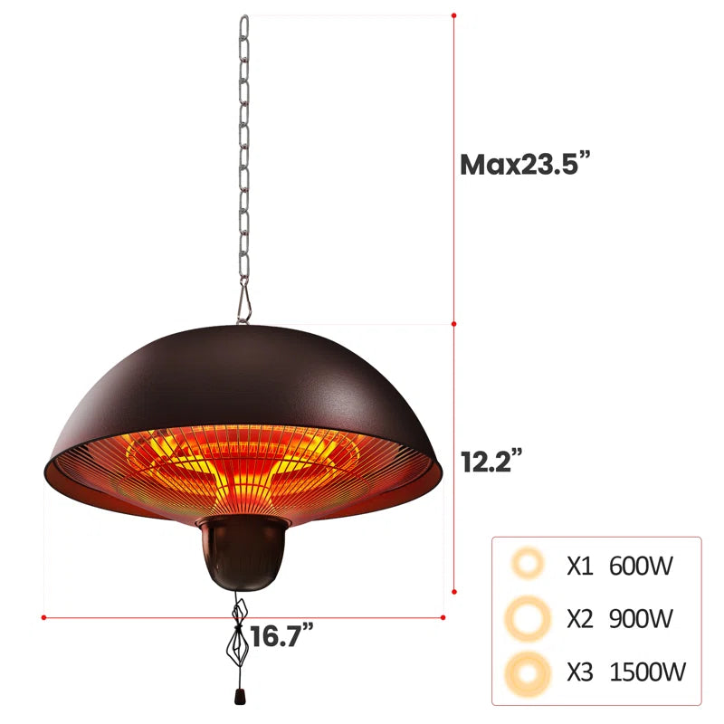 Electric Hanging Patio Heater