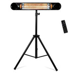 Infrared Patio Heater - Electric Patio Heater - Outdoor Heater - Indoor/Outdoor Heater - Wall Heater - Garage Heater - Portable Heater - 1500W - Use with Stand - Mount to Ceiling/Wall