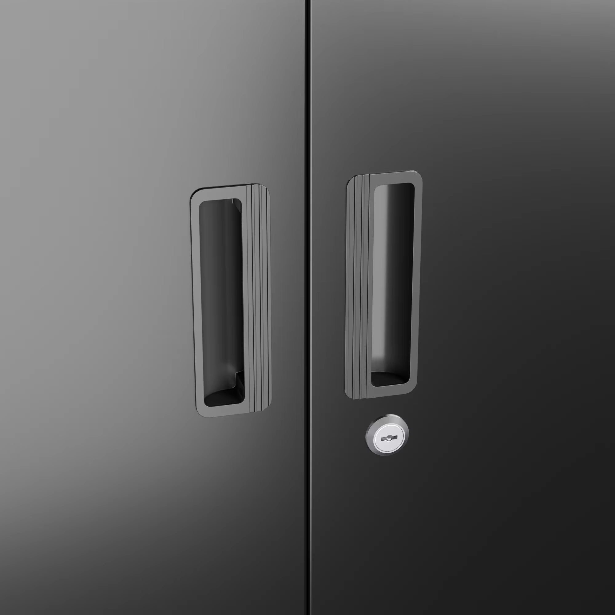 Aobabo Metal Garage Storage Cabinet, 73'' Steel Cabinets on Wheels for Office School Home Warehouse Utility Room Garage