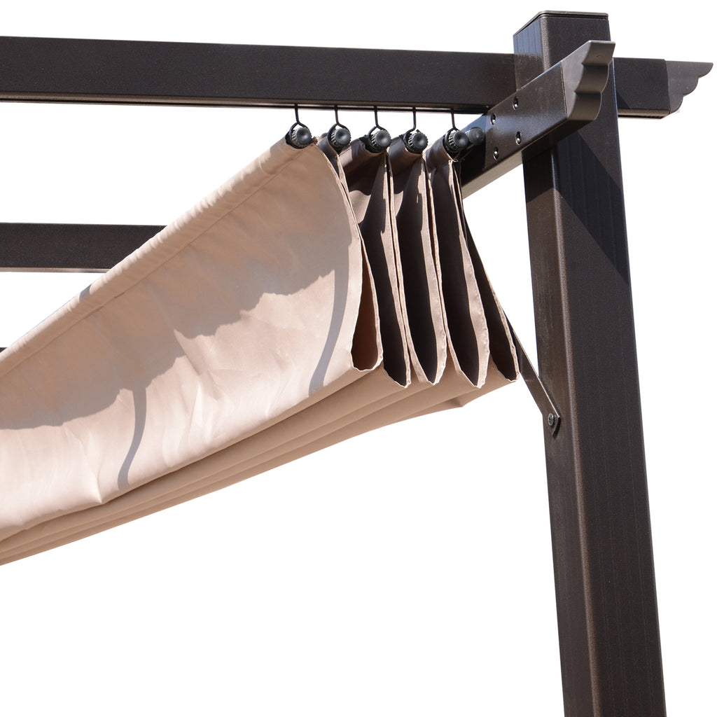 10' X 13' Outdoor Pergola Gazebo Canopy Cover Backyard Sunshade