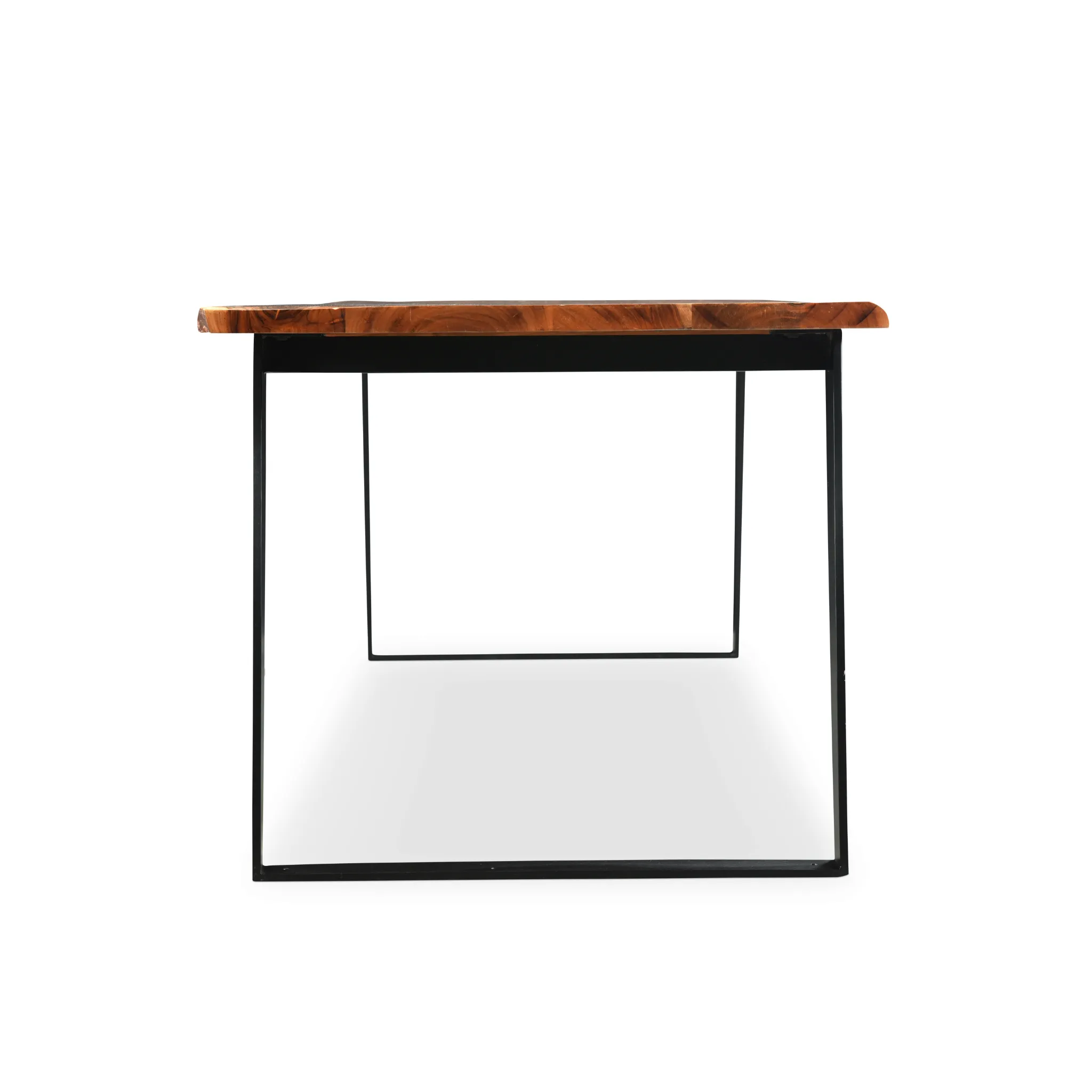 Solid wood live edge dining table