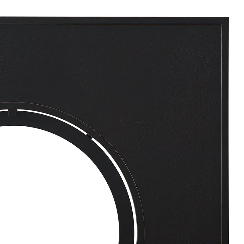 Henley 40" Round Aluminum Basketweave Convertible Gas Fire Pit Table