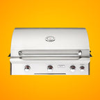 American Outdoor Grill 30NBL L-Series 3-Burner Built-In Natural Gas Grill W/ Rotisserie Kit, 30" [30NBL] (SAK57636)