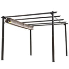 10' X 13' Outdoor Pergola Gazebo Canopy Cover Backyard Sunshade