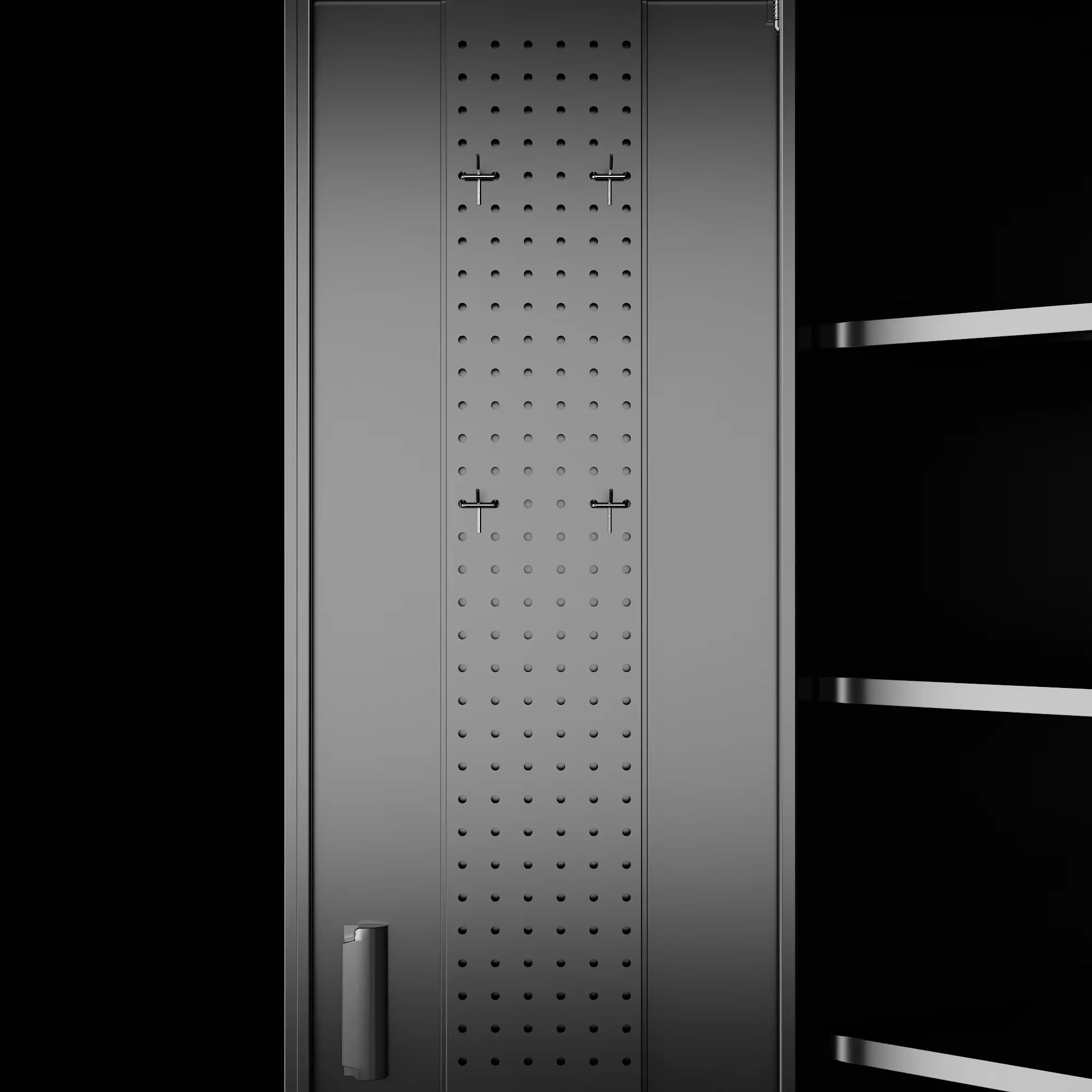 Aobabo Metal Garage Storage Cabinet, 73'' Steel Cabinets on Wheels for Office School Home Warehouse Utility Room Garage